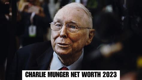 charlie munger net worth 2023